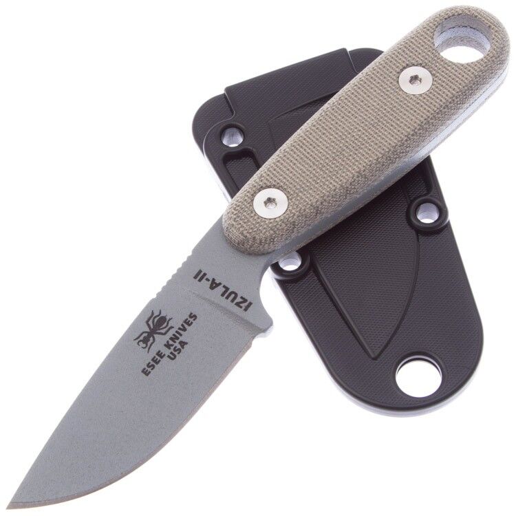 Нож ESEE Izula II Gray cталь 1095 рукоять micarta