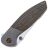 Нож WE Knife Nitro Mini satin сталь CPM-20CV рукоять Gray Ti/Black Linen Micarta (WE22015-3)