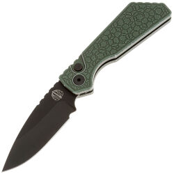 Нож Pro-Tech/Strider PT+ DLC сталь Cruwear рукоять Gridlock Battleworn Green Aluminum