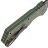 Нож Pro-Tech/Strider PT+ DLC сталь Cruwear рукоять Gridlock Battleworn Green Aluminum
