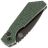 Нож Pro-Tech/Strider PT+ DLC сталь Cruwear рукоять Gridlock Battleworn Green Aluminum