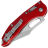 Нож Microtech Stitch Ram-Lok stonewash сталь M390MK рукоять Red Fluted Aluminum (169RL-10FLRD)