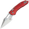 Нож Microtech Stitch Ram-Lok stonewash сталь M390MK рукоять Red Fluted Aluminum (169RL-10FLRD)