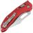 Нож Microtech Stitch Ram-Lok stonewash сталь M390MK рукоять Red Fluted Aluminum (169RL-10FLRD)