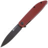 Нож Sencut Bocll II blackwash сталь D2 рукоять Red G10 (S22019-3)