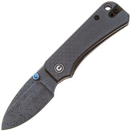 Нож CIVIVI Baby Banter сталь Damascus рукоять Twill CF (C19068S-DS1)