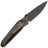 Нож Bestech Mothus Black PVD сталь M390 рукоять Bronze Titanium (BT2206G)