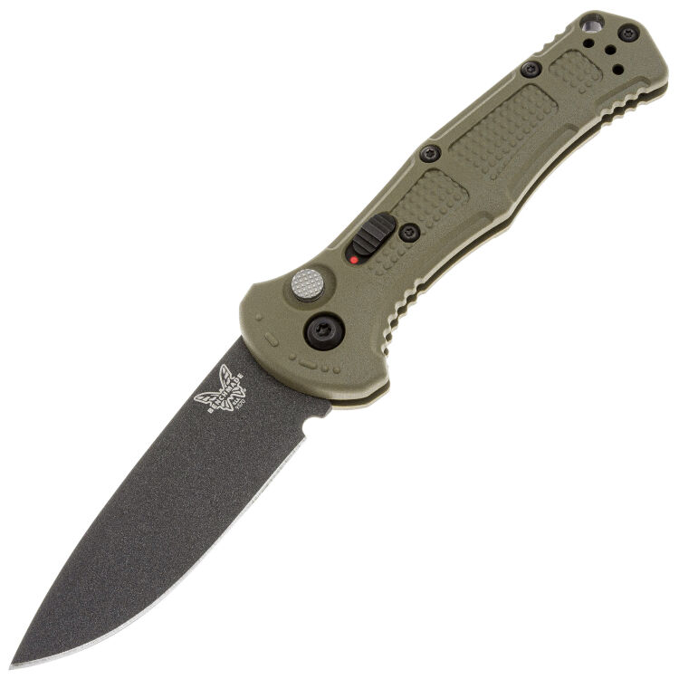 Нож Benchmade Mini Claymore black сталь CPM-D2 рукоять OD Green Grivory (9570BK-1)