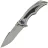 Нож WE Knife Tighe Down stonewash сталь M390 рукоять Gray Ti/Black-Blue CF (WE24054-1)
