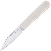 Нож Real Steel Barlow RB-5 Clip point сталь N690 рукоять Ivory G10 (8022I)