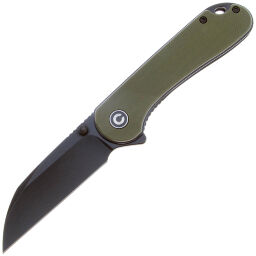 Нож CIVIVI Elementum Wharncliffe black сталь Nitro-V рукоять Green G10 (C18062AF-2)