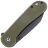 Нож CIVIVI Elementum Wharncliffe black сталь Nitro-V рукоять Green G10 (C18062AF-2)