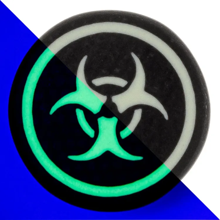 Бусина темлячная Stabwoodstone Biohazard Black G10