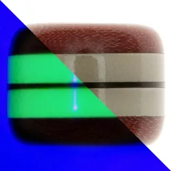 Бусина темлячная PhantomTools Bordo Micarta/двойной люминофор