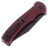 Нож CIVIVI Cogent Blackwash Serrated сталь 14C28N рукоять Burgundy G10 (C20038E-2)