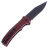 Нож CIVIVI Cogent Blackwash Serrated сталь 14C28N рукоять Burgundy G10 (C20038E-2)