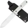 Нож T-Knife Kephart конвекс сталь AUS-10co рукоять White G10