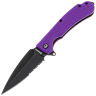 Нож Daggerr Urban 2 DL blackwash serrated сталь 8Cr14MoV рукоять Purple FRN