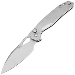 Нож CJRB Frack stonewash сталь AR-RPM9 рукоять Steel (J1931-ST)