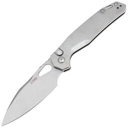 Нож CJRB Frack stonewash сталь AR-RPM9 рукоять Steel (J1931-ST)