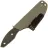 Нож PhantomTools Canuck mini gen2 сталь N690 рукоять Green canvas Micarta