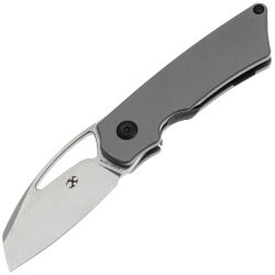 Нож Kansept Goblin stonewash сталь S35VN рукоять Gray Titanium