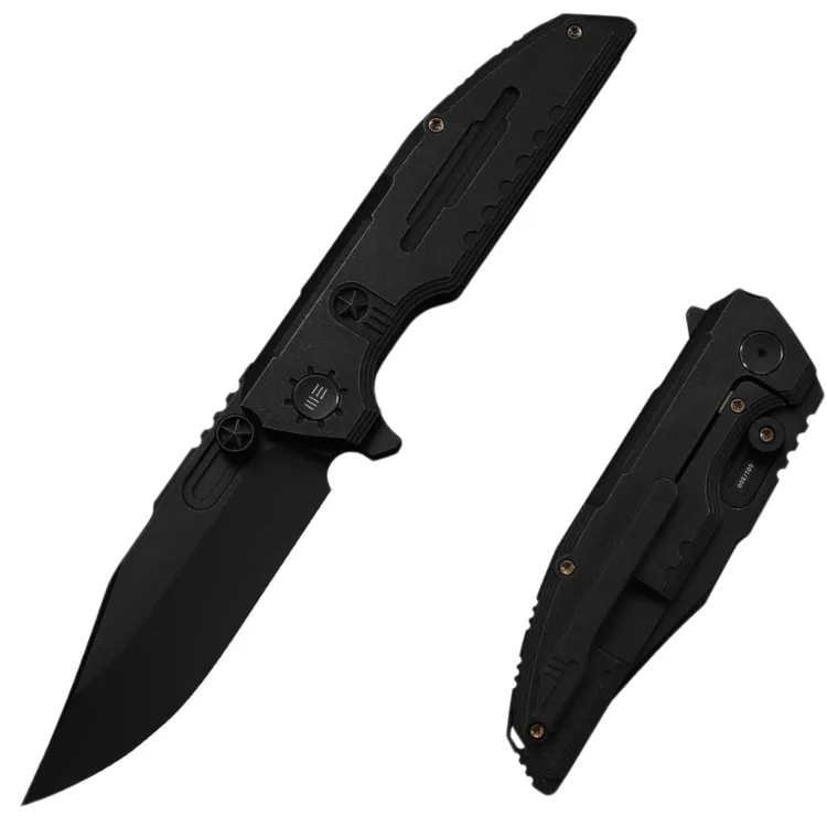Нож WE Knife Muster blackwash сталь M390 рукоять Black Titanium (WE23058-1)