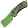 Нож Kansept Mini Korvid Green Undead сталь 154CM рукоять G10