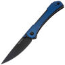 Нож Real Steel SYLPH black PVD сталь Nitro-V рукоять Blue Stainless Steel (7141BB)