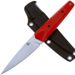 Нож Owl Knife Tyto сталь N690 рукоять красный G10