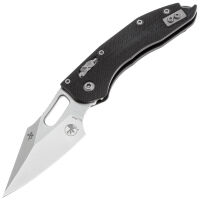 Нож Microtech Stitch Ram-Lok stonewash сталь M390MK рукоять Black G10 (169RL-10FLGTBK)
