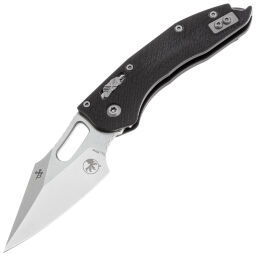 Нож Microtech Stitch Ram-Lok stonewash сталь M390MK рукоять Black G10 (169RL-10FLGTBK)