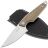 Нож MKM Makro 1 сталь M390 рукоять Natural Canvas Micarta (MA01-NC)
