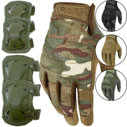 Перчатки тактические WTACTFUL Shooting Gloves+Наколенники/Налокотники