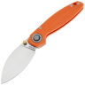 Нож Vosteed Shilin Cutter satin сталь 154CM рукоять Orange Norplex UltreX G10