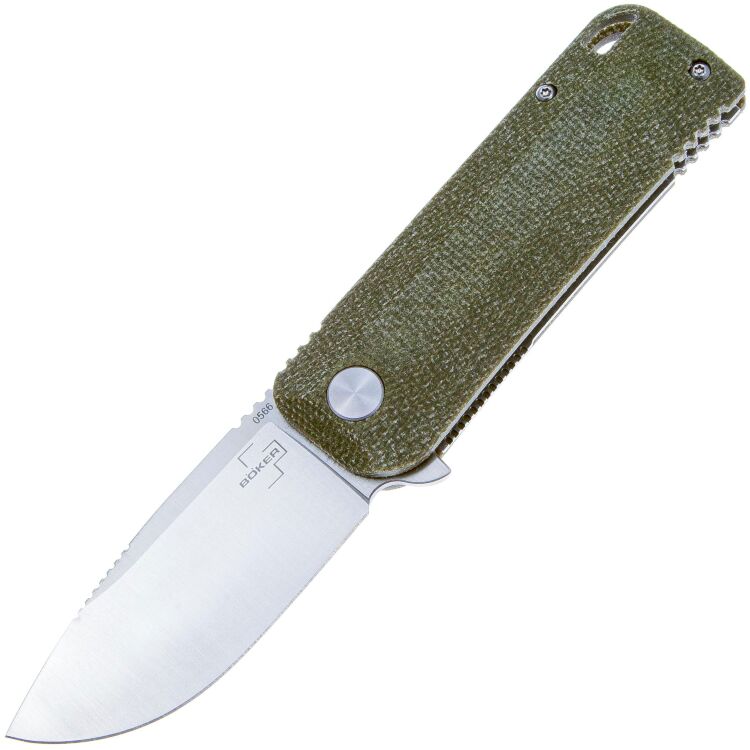Нож Boker Plus Baba Yaga сталь M390 рукоять Green Micarta (01BO386)