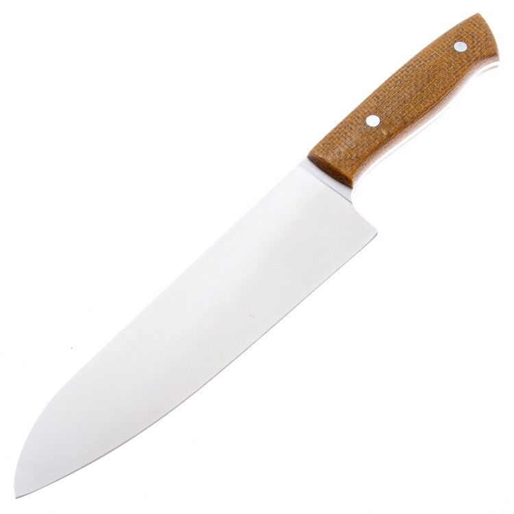 Нож кухонный Brisa Chef 185 сталь 12C27 рукоять Mustard Micarta (23100)