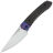 Нож Kizer Mini Momo сталь M390 рукоять Timascus/Marble CF