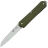 Нож FOX Vulpis 55 сталь N690Co рукоять Grenade Pattern Military Green Aluminium (FX-VPGP130 MG)