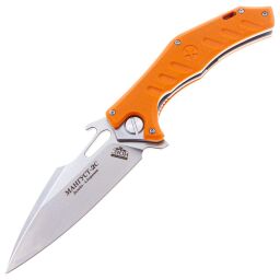 Нож НОКС Мангуст-2C сталь D2 рукоять Orange G10 (337-009406)