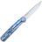 Нож Real Steel G-Frame satin сталь N690 рукоять Blue Digicamo Titanium (7874TC09)