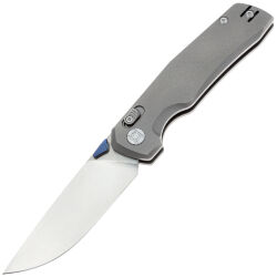 Нож Kunwu X-TAO satin сталь Elmax рукоять Gray Ti