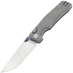 Нож Kunwu X-TAO satin сталь Elmax рукоять Gray Ti