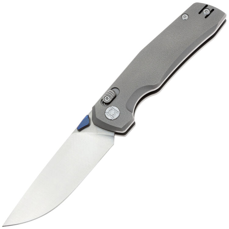 Нож Kunwu X-TAO satin сталь Elmax рукоять Gray Ti