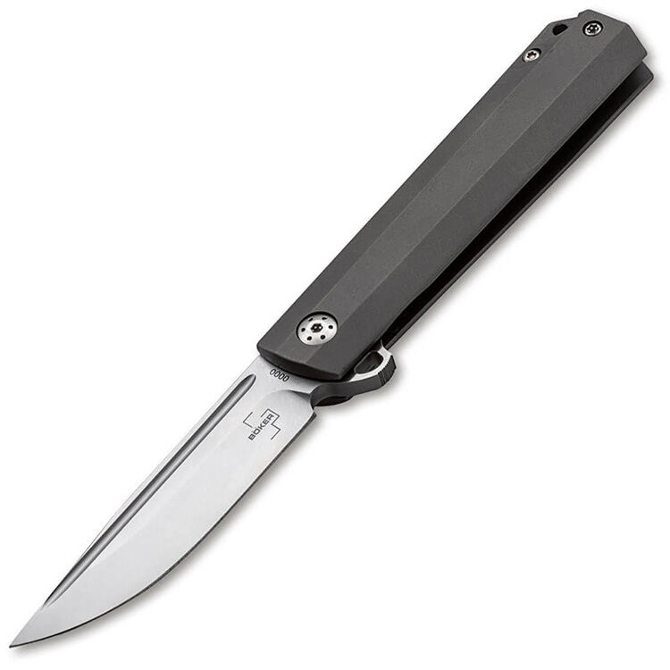 Нож Boker Plus Cataclyst сталь D2 рукоять Gray Titanium (01BO640)