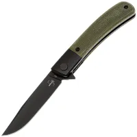Нож Boker Plus Modern Gentleman сталь Nitro-V рукоять Steel/Green Micarta (01BO931) Нож Boker Plus Modern Gentleman сталь Nitro-V рукоять Steel/Green Micarta (01BO931)