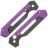 Накладки для Kizer Hyper Purple/Green Aluminium