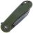 Нож CIVIVI Elementum Wharncliffe сталь Damascus рукоять Green Canvas Micarta (C18062AF-DS1)