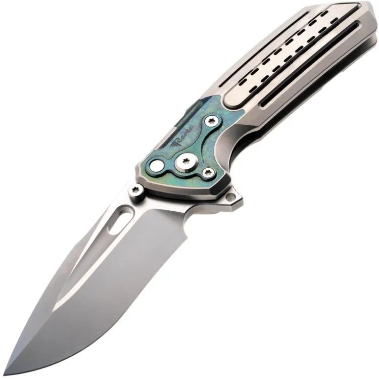 Нож Reate Terminator T6000 frosted satin сталь MagnaСut рукоять Green Zirconium/Titanium