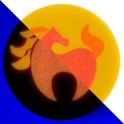 Бусина темлячная Stabwoodstone Год Огненной Лошади LE Yellow G10